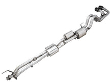 Cargar imagen en el visor de la galería, AWE 16-22 Toyota Tacoma 0FG Catback Exhaust w/ BashGuard - Dual Diamond Black Tips