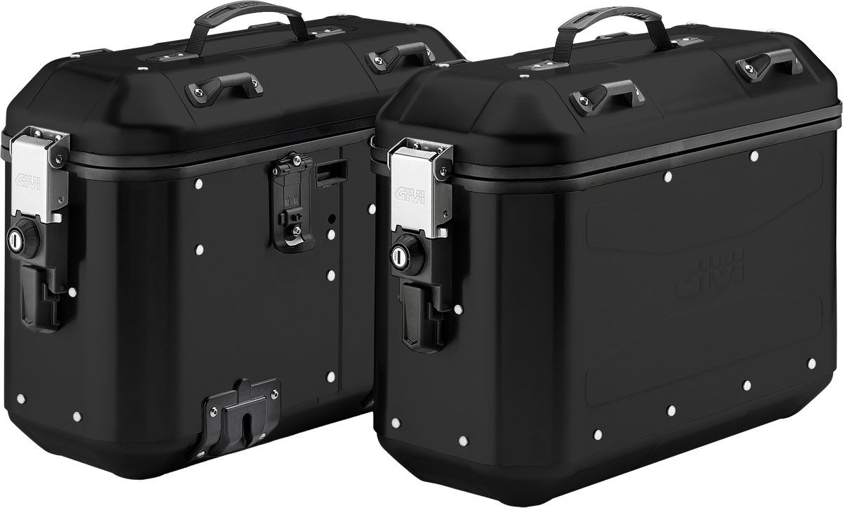 GIVI Dolomiti Monokey Side Case 36L Black Pair (DLMK36BPACK2)