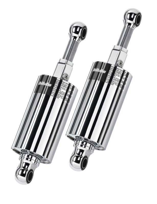 Bitubo HMG1 Twinshocks Adjustable: Spring Preload, Compression, Length, Black Spring (HD013HMG12)