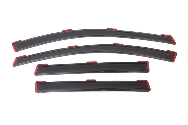 AVS 13-18 Ford Escape Ventvisor In-Channel Front & Rear Window Deflectors 4pc - Smoke