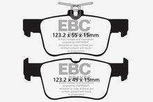 Cargar imagen en el visor de la galería, Pastillas de freno traseras EBC 13+ Ford Fusion 1.6 Turbo Yellowstuff