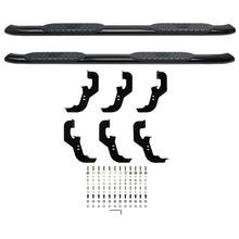 Cargar imagen en el visor de la galería, Westin 2019 Chevrolet Silverado/Sierra 1500 Crew Cab Non LD PRO TRAXX 5 Oval Nerf Step Bars - Black