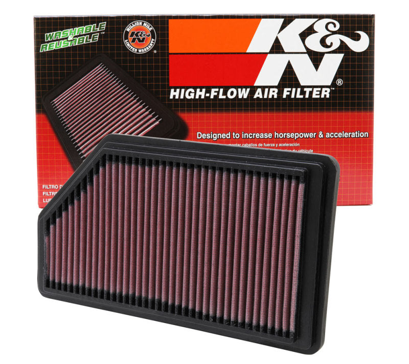 K&N 33-2200 Drop In Air Filter — Fits 2001-2006 Acura MDX, 2003-2008 Honda Pilot