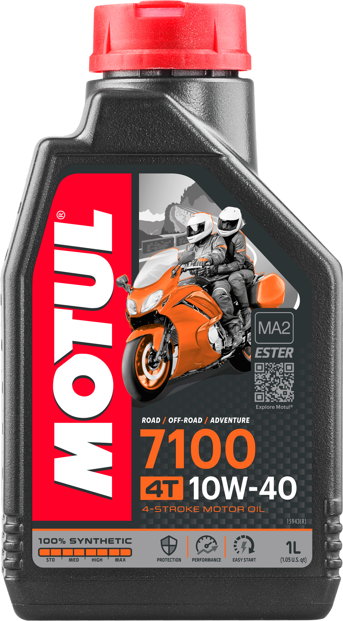 Motul 7100 Synthetic OIL 10W40 1L 12/Case (114844)