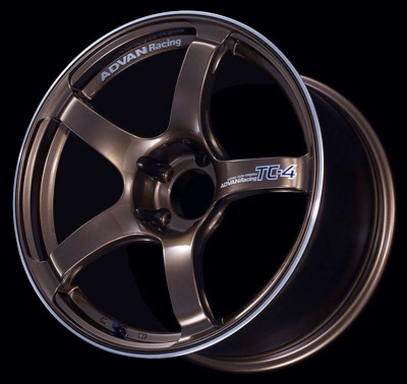 Rueda Advan TC4 17x9.0 +35 5-114.3 Umber Bronze Metallic &amp; Ring
