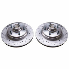 Cargar imagen en el visor de la galería, Power Stop 86-89 Buick Electra Front Evolution Drilled &amp; Slotted Rotors - Pair