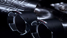 Cargar imagen en el visor de la galería, Borla 2020 Chevrolet Corvette C8 6.2L ATAK 3in Exhaust System Dual Round Angle Cut Carbon Fiber Tips