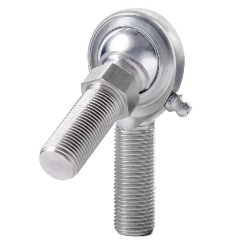 QA1 C Series 2-Pc Rod End - Male/Right Hand - .375in Bore x 1/2-20 w/Stud & Zerk - Carbon Steel