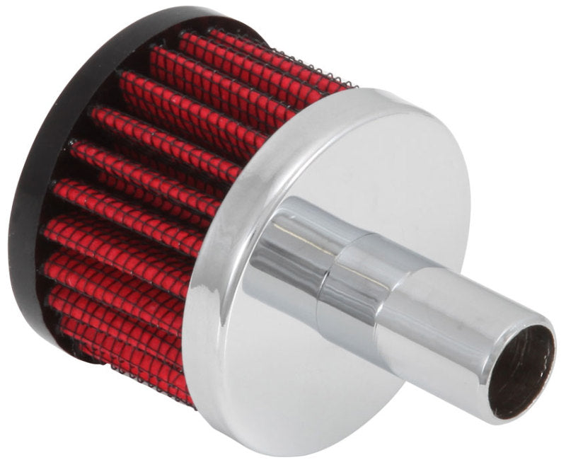 K&N 62-1020 Crankcase Vent Filter — .625in Vent, 2in OD, 1.5in Height, Rubber Top