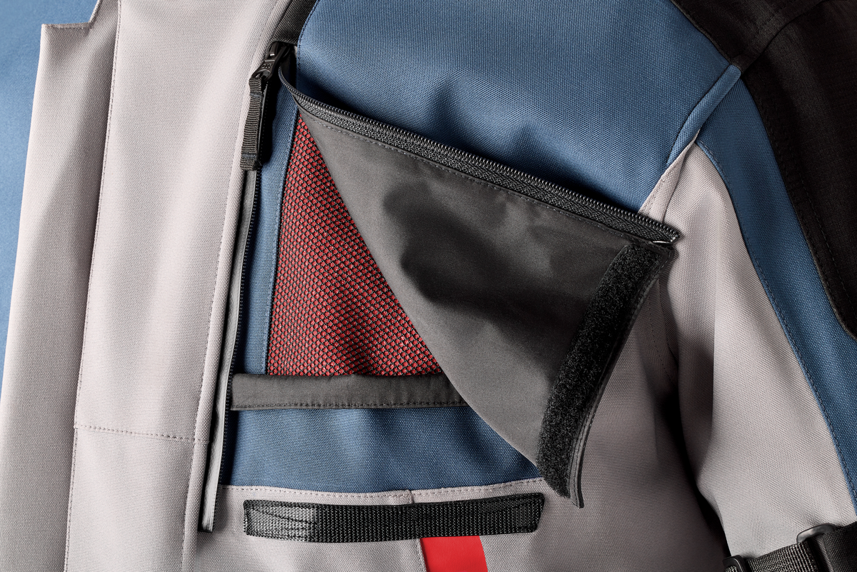 RST PS Vulcan CE Jacket SIL/BLU Textile LG (103582SIL-44)