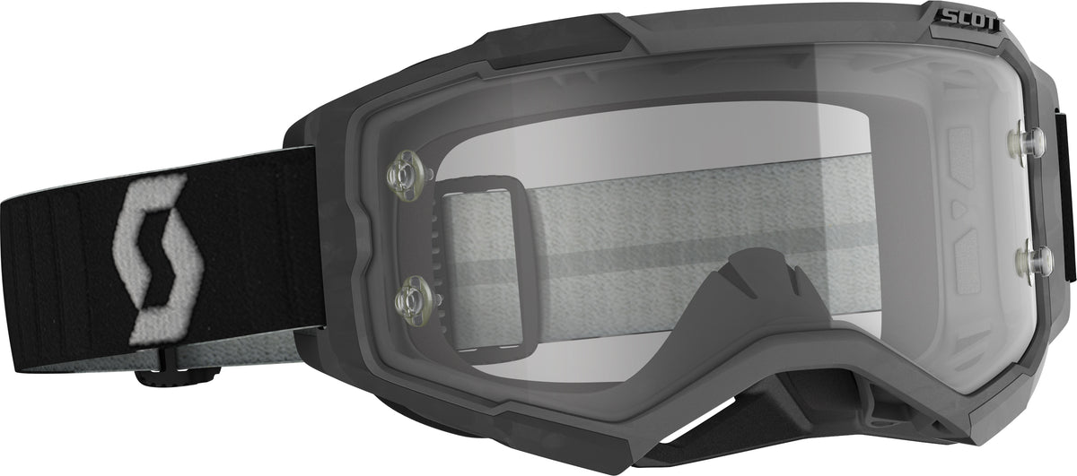 Scott Fury Goggle Black/Grey Clear Works Lens (2745141001113)