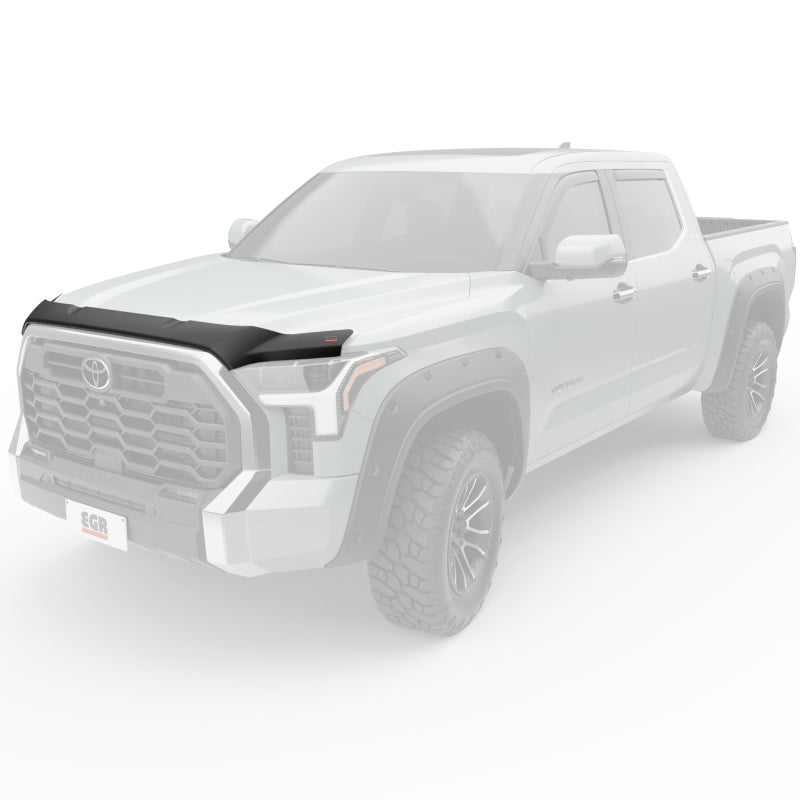 EGR 22-23 Toyota Tundra Superguard Hood Guard - Dark Smoke