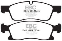 Cargar imagen en el visor de la galería, EBC 11+ Dodge Durango 3.6 Greenstuff Front Brake Pads