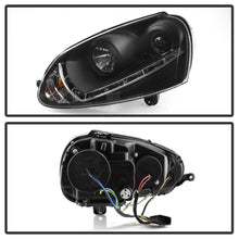 Cargar imagen en el visor de la galería, Spyder Volkswagen GTI 06-09/Jetta 06-09 Xenon/HID Model Only - DRL Black PRO-YD-VG06-HID-DRL-BK