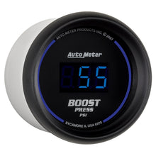 Cargar imagen en el visor de la galería, Autometer Cobalt Digital 52mm Digital 5-60 PSI Boost Gauge