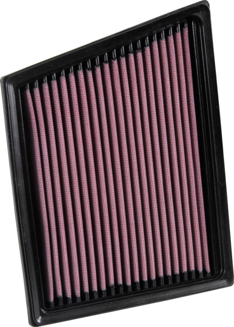 K&N 33-3074 Right Side Replacement Drop-In Air Filter — Fits 2015-2026 Jaguar F-Pace, 2017-2026 Range Rover Velar, 2015-2020 Jaguar XF