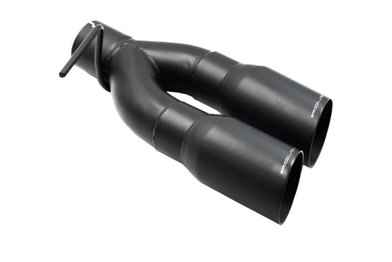 Roush 4in Black Exhaust Y-Tip Kit 5.0L — Fits 2021-2024 Ford F-150