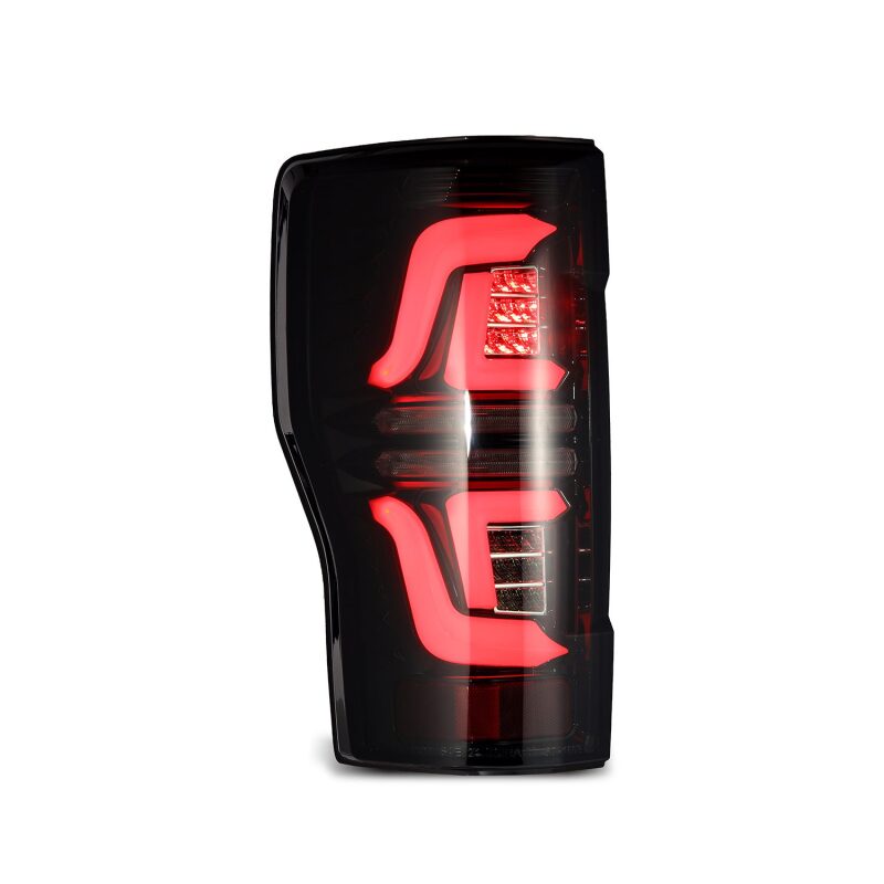 AlphaRex 17-19 Ford F250 Super Duty PRO-Series LED Tail Lights Red Smoke (w/o Blind Spot Sensor)