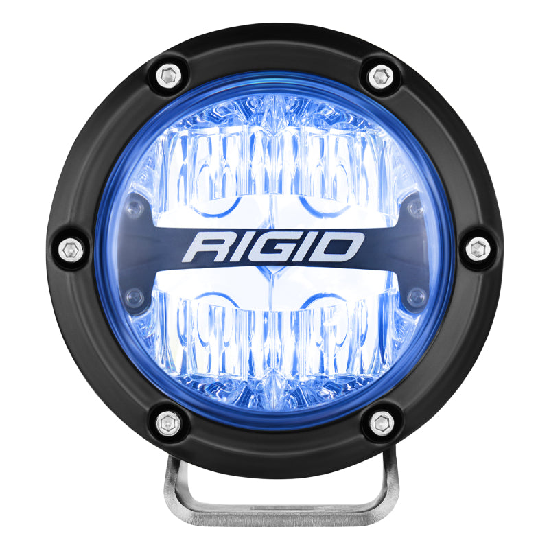 Barra de luz LED todoterreno de 4 pulgadas de la serie 360 ​​de Rigid Industries, RGBW (par)