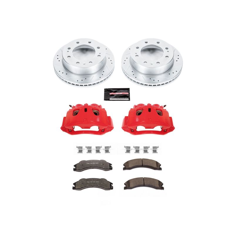Power Stop Z36 Truck & Tow Front Brake Kit w/Cals — Fits 2011 Chevrolet Silverado 2500 HD
