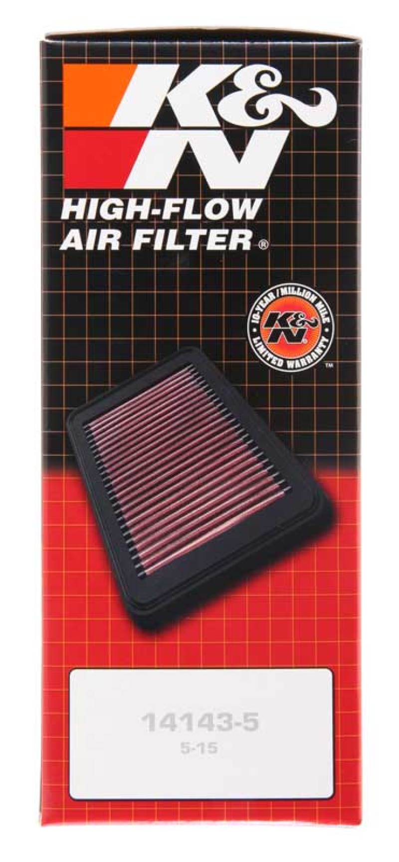 K&N Round Air Filter 7in OD x 5.188in ID x 3in H - High-Flow