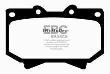 Cargar imagen en el visor de la galería, EBC 98-07 Lexus LX470 4.7 Greenstuff Front Brake Pads