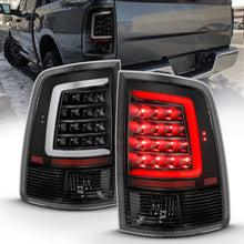 Cargar imagen en el visor de la galería, ANZO 2009-2018 Dodge Ram 1500 LED Taillight Plank Style Black w/Clear Lens