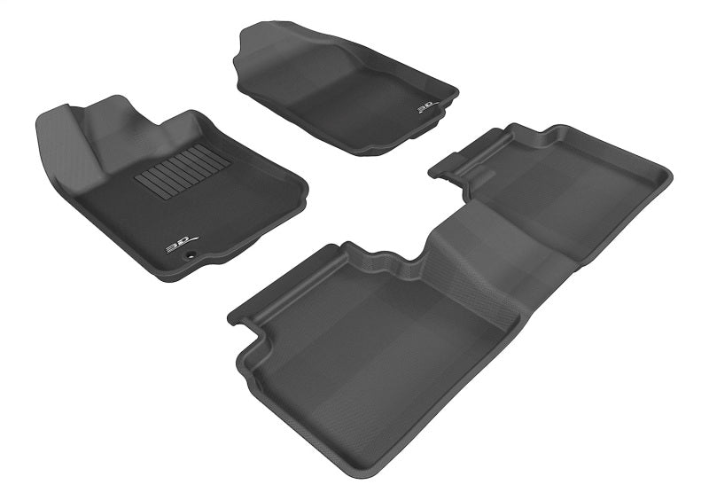 3D MAXpider 06-12 Ford Fusion Kagu Black Full Set (1 EYELET)