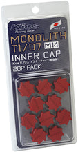 Cargar imagen en el visor de la galería, Project Kics M14 Monolith Cap - Red (Only Works For M14 Monolith Lugs) - 20 Pcs