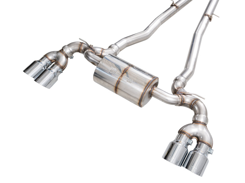 AWE BMW G90/G99 M5 Touring Edition Catback Exhaust - Chrome Silver Tips