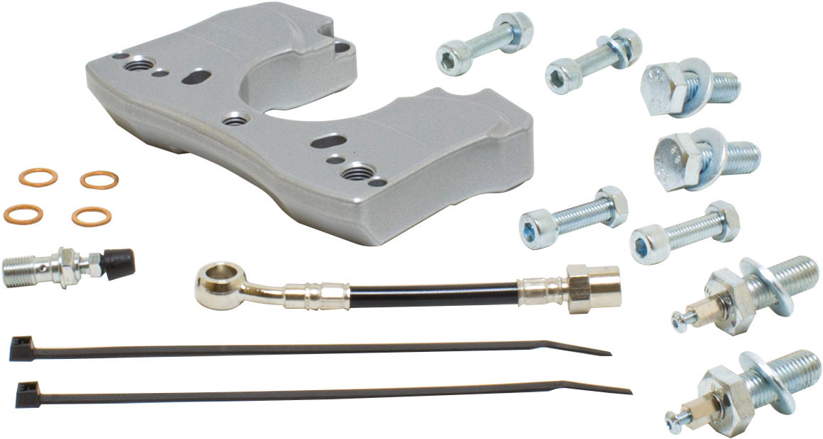 Helibars Handlebar Bridge Riser Silver YAM (HR09079)