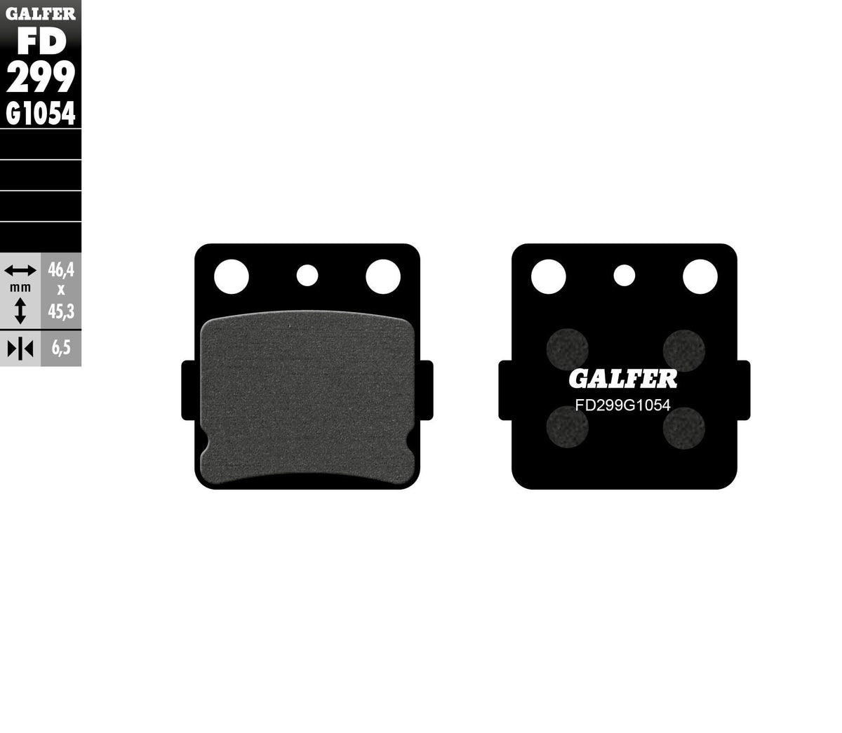 Galfer Brake Pads Semi Metallic FD299G1054