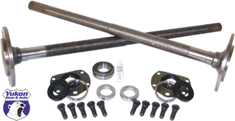 Yukon Gear One-Piece Short Axles for Model 20 — Fits 1976-1983 Jeep CJ5/CJ7