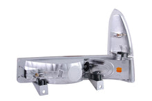 Cargar imagen en el visor de la galería, ANZO 2000-2004 Ford Excursion Euro Parking Lights Chrome w/ Amber Reflector