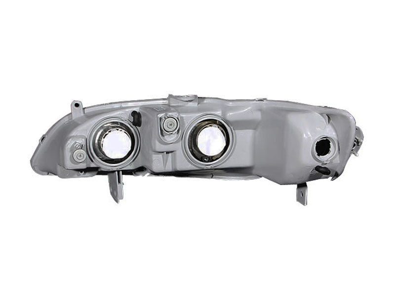 Faros delanteros de cristal ANZO 1998-2002 Honda Accord negros