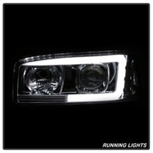 Cargar imagen en el visor de la galería, Spyder GMC Sierra 1500/2500/3500 99-06 V2 Projector Headlights - DRL - Chrome PRO-YD-CDE00V2-LB-C