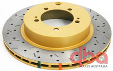 Cargar imagen en el visor de la galería, Rotor trasero perforado y ranurado serie 4000 DBA 03-05 Evo 8/9