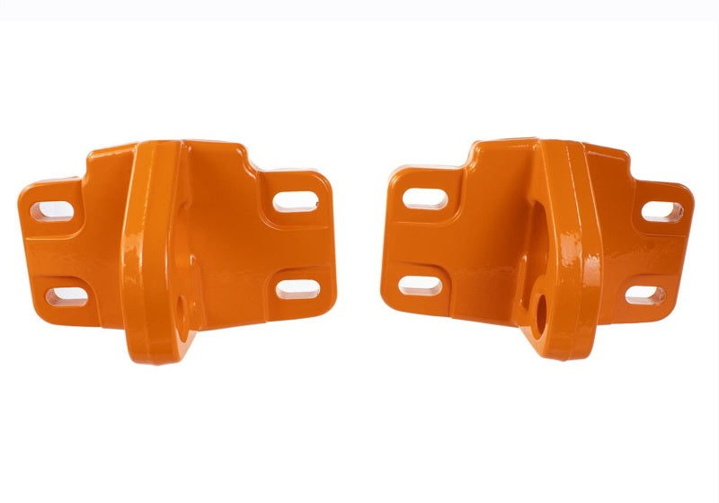 Ford Racing 2021+ Bronco Front Bumper Tow Hooks - Orange (Pair)