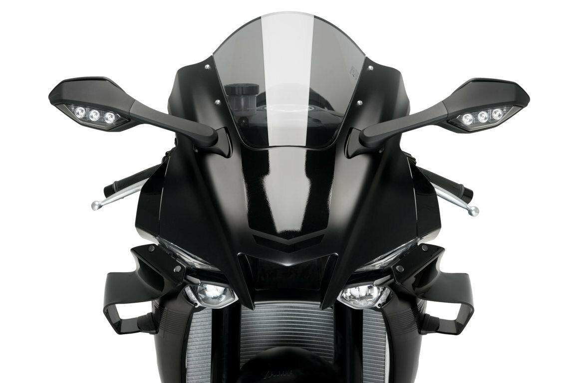 PUIG Front GP Spoiler Black YAM (20523N)