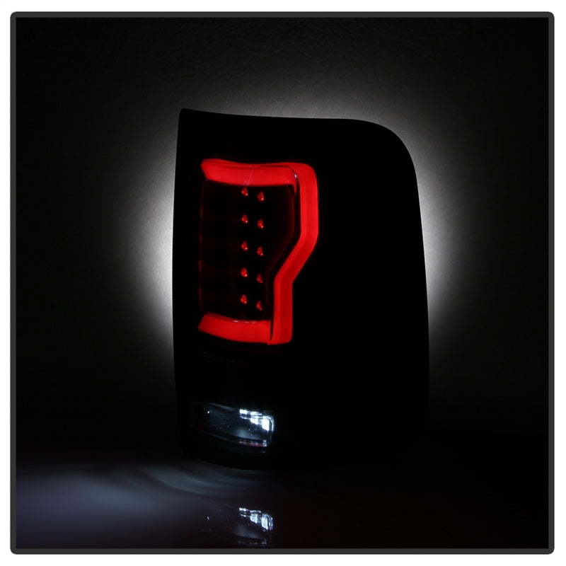 Spyder Ford F150 04-08 Styleside Tail Light V2 - LED - Black Smoke ALT-YD-FF15004V2-LBLED-BSM