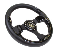 Cargar imagen en el visor de la galería, NRG Reinforced Steering Wheel (320mm) Blk w/Gloss Black Trim