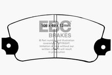 Load image into Gallery viewer, EBC 75-81 Lancia Beta 1.8L Greenstuff Rear Brake Pads