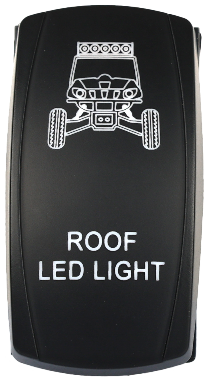 FLIP Rhino Roof LED Lighting Switch PRO Series Backlit (SC1-AMB-L38)