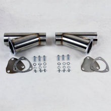 Cargar imagen en el visor de la galería, Granatelli 2.5in Stainless Steel Manual Dual Exhaust Cutout