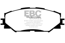 Cargar imagen en el visor de la galería, EBC 10-12 Lexus HS250h 2.4 Hybrid Greenstuff Front Brake Pads