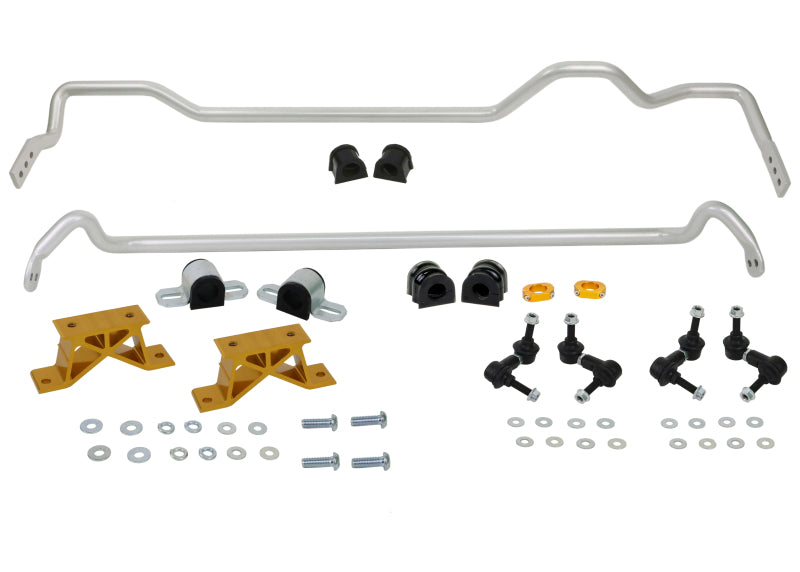 Whiteline 24mm Front & Rear Sway Bar Kit w/ Mounts — Fits 2004-2006 Subaru Impreza WRX STI