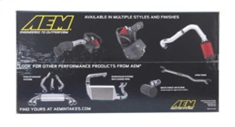 AEM 22-413R Red Short Ram Intake — Fits 1996-2000 Honda Civic CX, DX, LX
