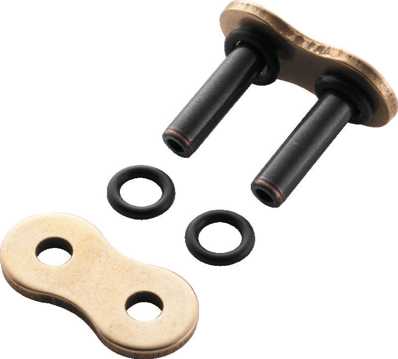 BikeMaster 530 BMOR O-Ring Rivet Link — Gold Motorcycle Chain Link