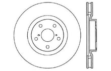 Cargar imagen en el visor de la galería, Rotor ranurado y perforado delantero izquierdo StopTech 5/93-98 Toyota Supra Turbo