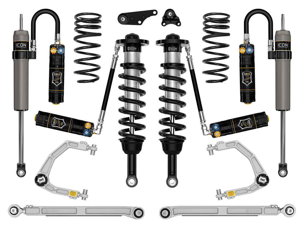 Icon 2024 Toyota Tacoma 1.25-3in Stage 9 Suspension System - Billet Overland Rear Coils